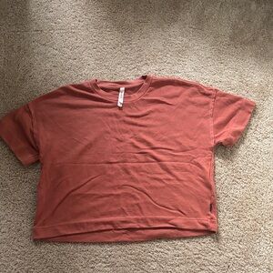 RVCA Terracotta Cropped Tee